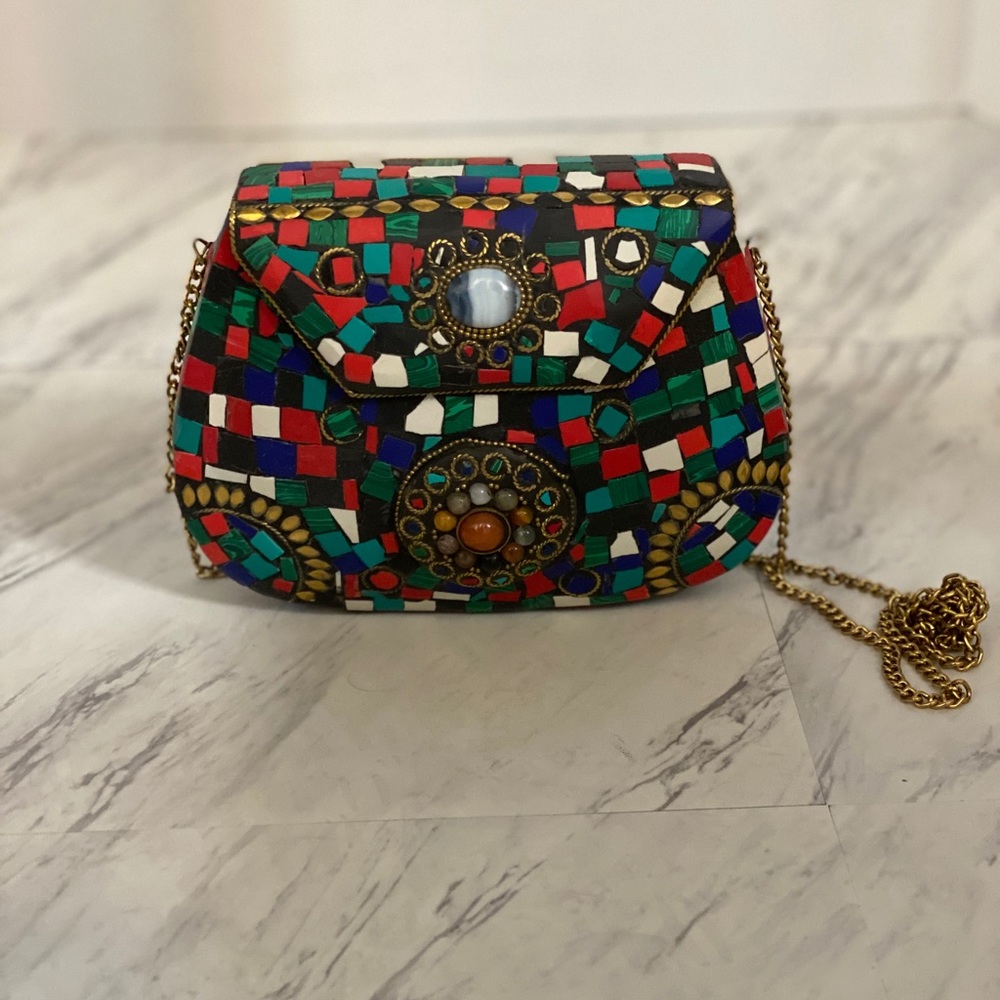 Handmade Multi-Color Evening Bag